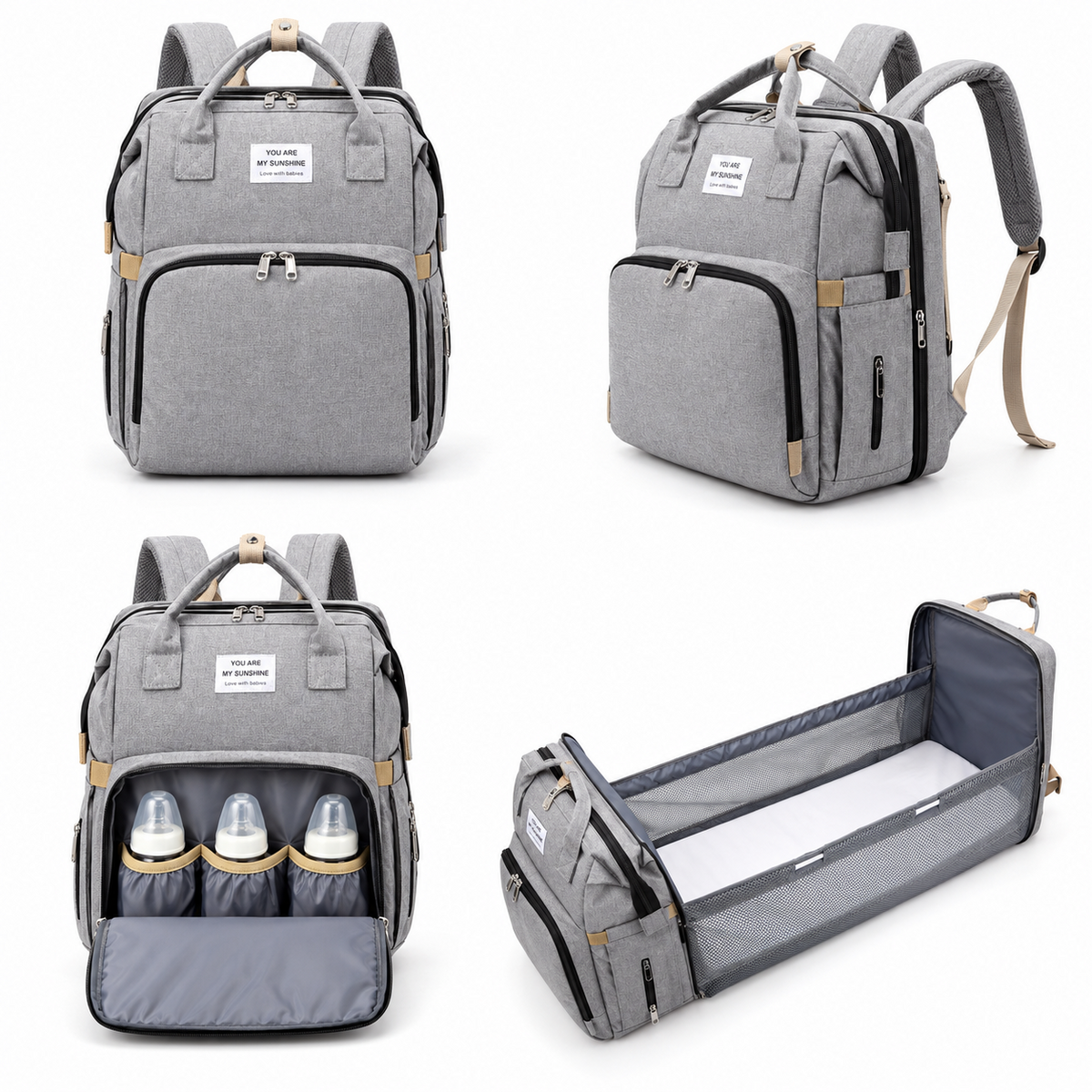 Nestly™ Wickelrucksack mit Thermofächern