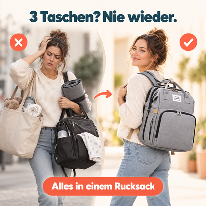 Nestly™ Wickelrucksack mit Thermofächern