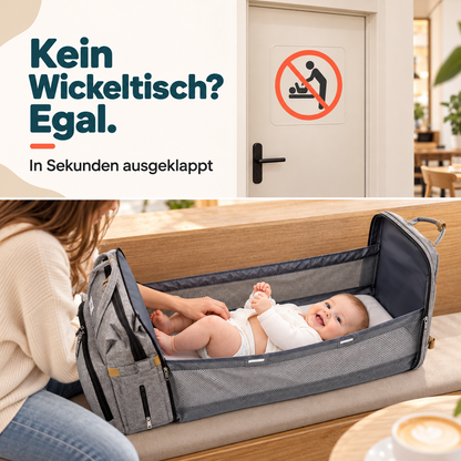 Nestly™ Wickelrucksack mit Thermofächern